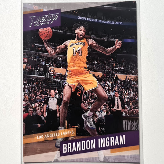 Brandon Ingram 2017-18 Panini Prestige #66 NBA Basketball LA Lakers very good sleeved