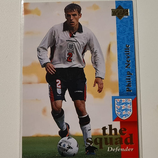 Philip Neville 1997 Upper Deck England Soccer The Squad #17  England World cup Good sleeved