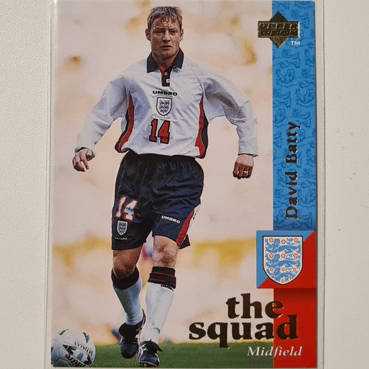 David Batty 1997 Upper Deck England Soccer On the edge #22  England World cup Good sleeved