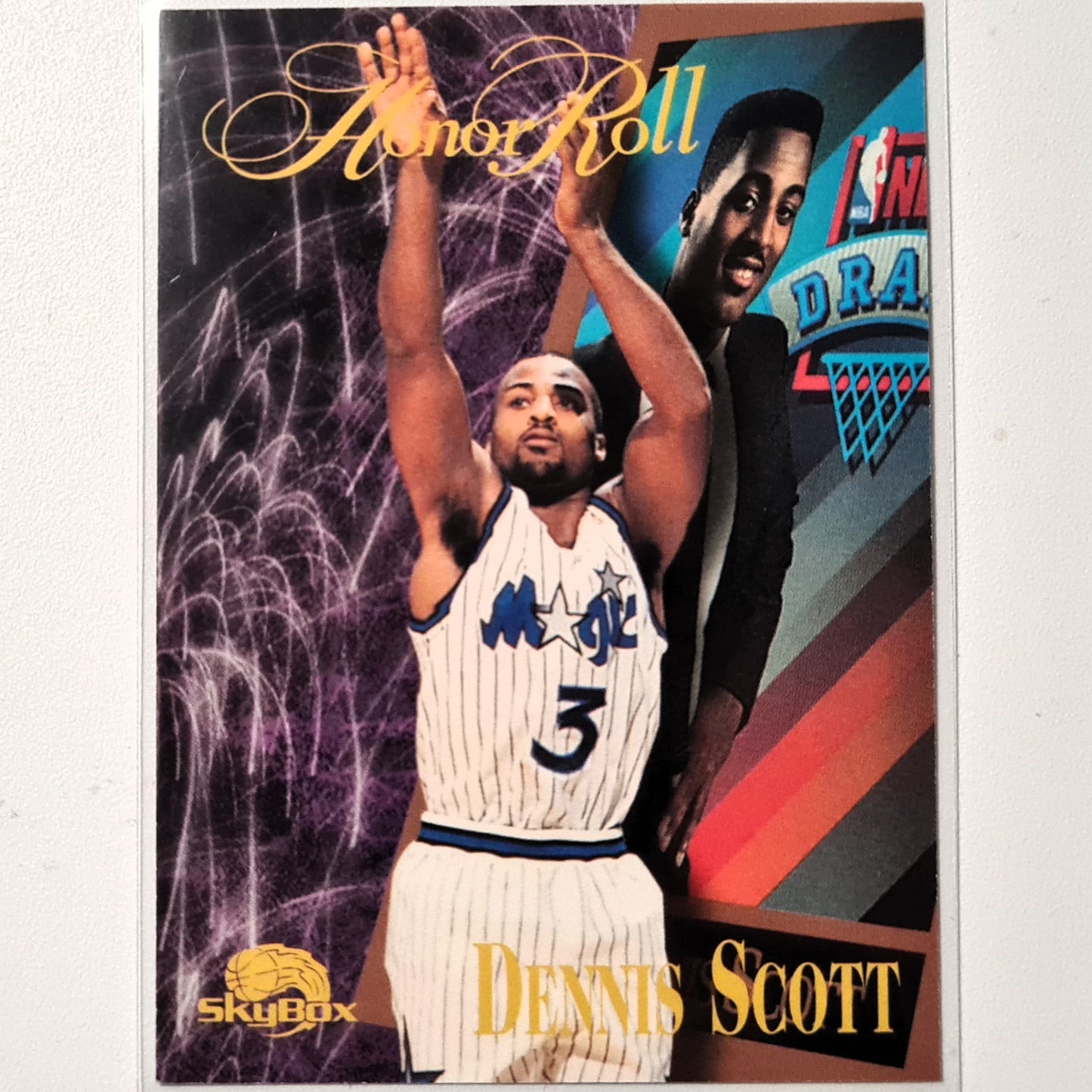 Dennis Scott 1996 Skybox Honor Roll #266 NBA Basketball Orlando Magic Excellent Sleeved