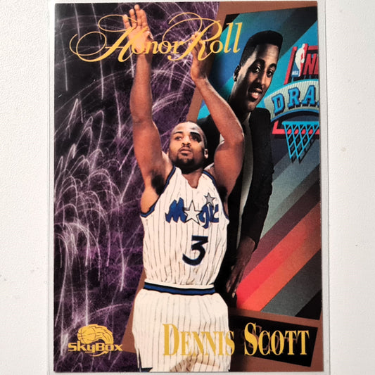 Dennis Scott 1996 Skybox Honor Roll #266 NBA Basketball Orlando Magic Excellent Sleeved