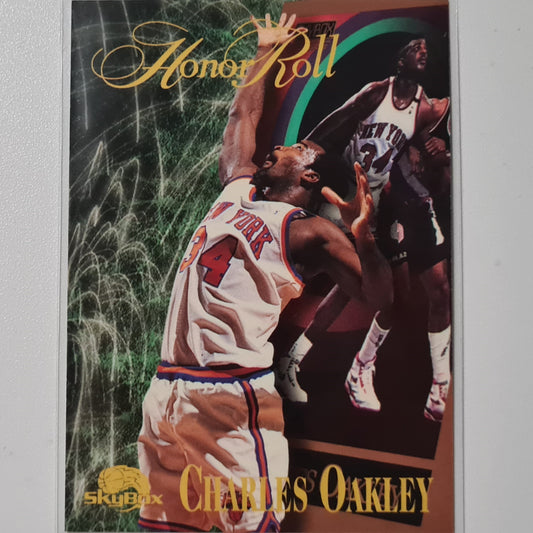 Charles Oakley 1996 Skybox Honor Roll #264 NBA Basketball New York Knicks Excellent Sleeved