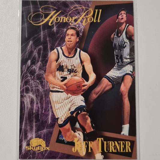 Jeff Turner 1996 Skybox Honor Roll #267 NBA Basketball Orlando Magic Excellent Sleeved