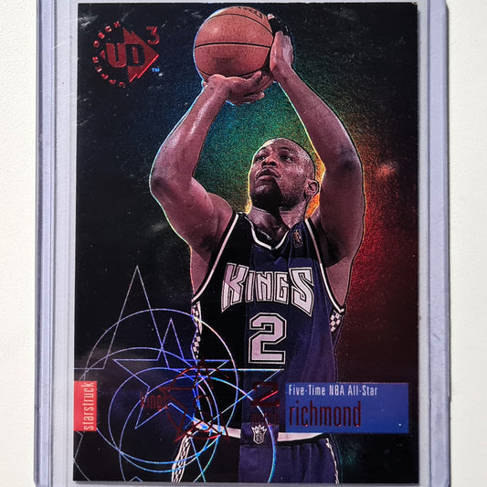 Mitch Richmond 1997 Upper Deck UD3 Starstruck Holo #31 NBA Basketball Sacramento Kings Sehr gute Ärmel