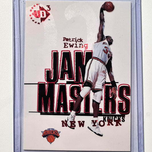 Patrick Ewing 1997 Upper Deck UD3 Jam Masters #11 NBA Basketball New York Knicks Ausgezeichnete Ärmel