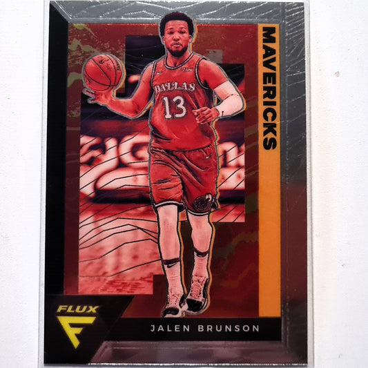 Jalen Brunson 2020-21 Panini Flux  #39 NBA Basketball Dallas Mavericks Excellent-Mint Sleeved
