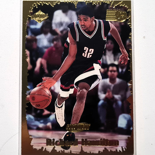 Richard Hamilton 1999 Rookie Rage gold ingot RR-20 NBA Basketball Connecticut Excellent Sleeved