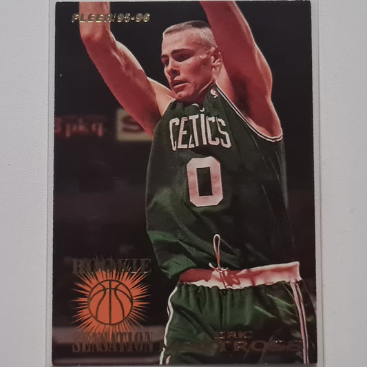 Eric Montross 1995 Fleer 95-96 Rookie Sensation RC #216 NBA Basketball Boston Celtics Fair Sleeved