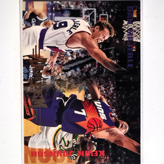 Dan Majerle Kevin Johnson 1995 Topps Stadium Club Tandem #228 NBA Basketball Phoenix Suns Very Good Sleeved