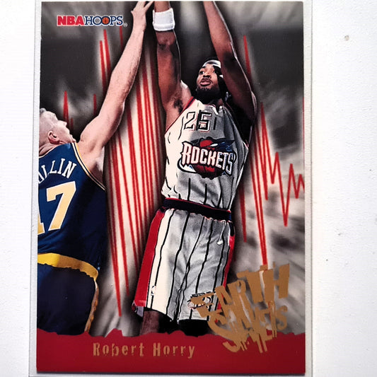 Robert Horry 1996 Skybox NBA Hoops Earth Shakers #234 NBA Basketball Houston Rockets  very good-excellent Sleeved