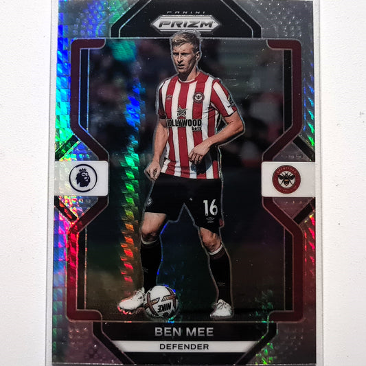 Ben Mee 2022-23 Panini Prizm Premier League Prizm holo breakaway #35 Football Soccer Brentford Mint Sleeved