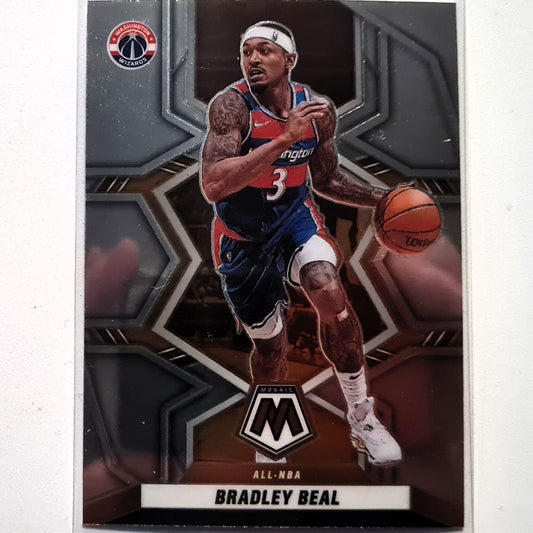 Bradley Beal 2021-22 Panini Mosaic all NBA #294 NBA Basketball Washington Wizards Good Sleeved