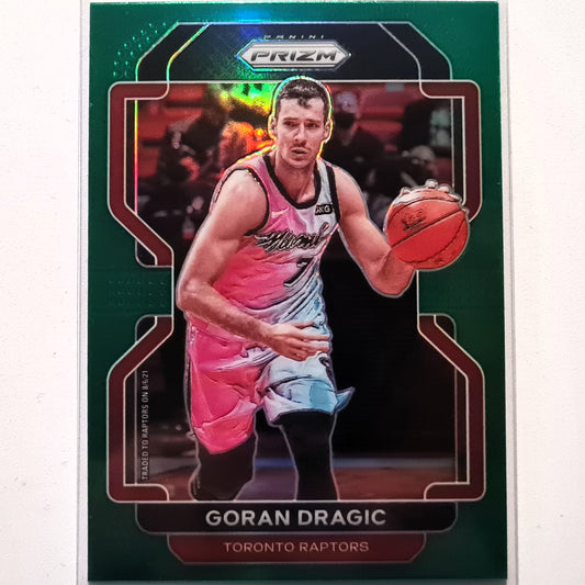 Goran Dragic 2021-22 Panini Prizm  GREEN #204 NBA Basketball Toronto Raptors Miami Heat Good Sleeved