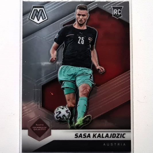 Sasa Kalajdzic  2021-22 Panini Mosaic Fifa road to the world cup Rookie RC #133 Soccer Austria Excellent-Mint Sleeved