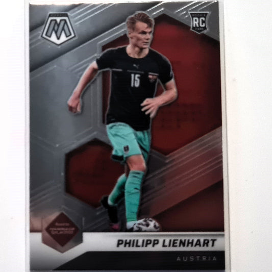 Philipp Lienhart  2021-22 Panini Mosaic Fifa road to the world cup Rookie RC #30 Soccer Austria Excellent-Mint Sleeved