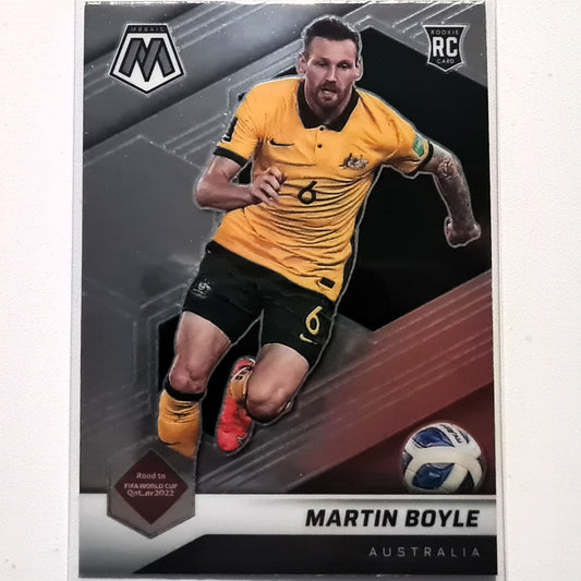 Martin Boyle 2022-23 Panini Mosaic Fifa road to the world cup Prizm Rookie RC #146 Soccer Australia Excellent-Mint Sleeved