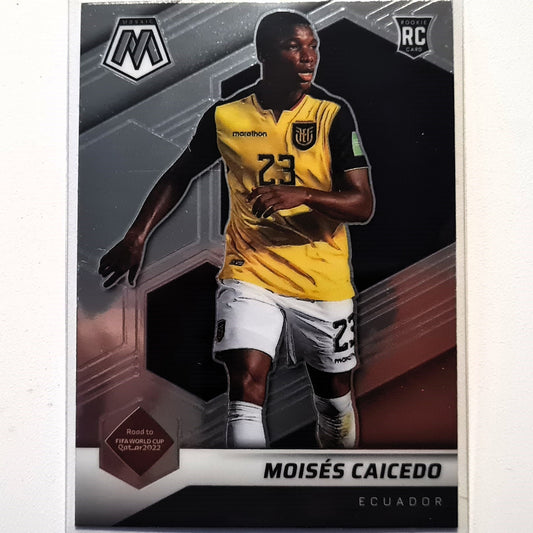 Moises Caicedo 2022-23 Panini Mosaic Fifa road to the world cup  #78 Soccer Ecuador Excellent-Mint Sleeved