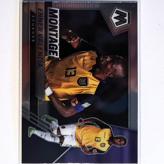 Enner Valencia 2022-23 Panini Mosaic Fifa road to the world cup Montage #11 Soccer Ecuador Excellent-Mint Sleeved