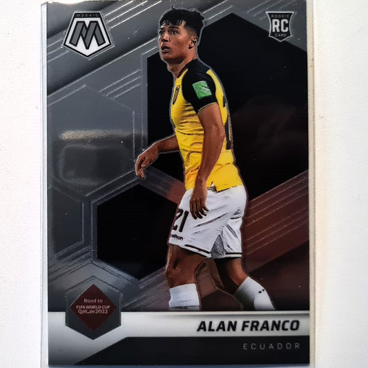 Alan Franco 2022-23 Panini Mosaic Fifa road to the world cup Rookie RC #79 Soccer Ecuador Excellent-Mint Sleeved