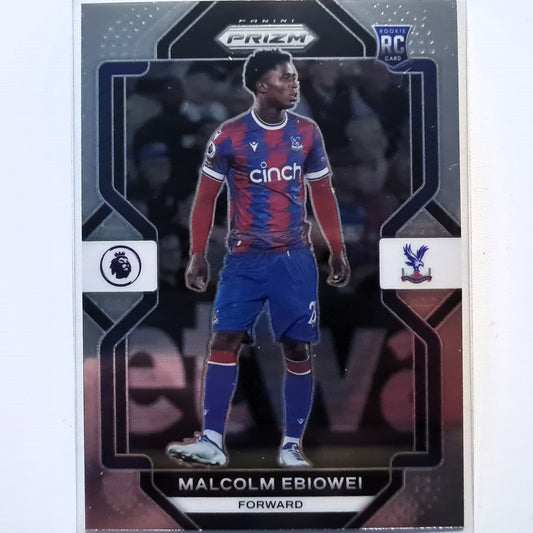 Malcolm Ebiowei 2022-23 Panini Select Premier Prizm Rookie RC #31 Soccer crystal palace Excellent-Mint Sleeved