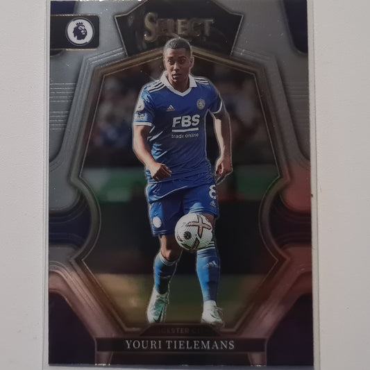 Youri Tielemans 2022-23 Panini Select Premier Mezzanine #162 Soccer Leicester City Excellent-Mint Sleeved