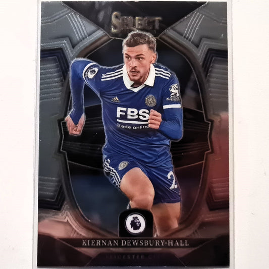 Kiernan Dewsbury-Hall 2022-23 Panini Select Premier Terrace #54 Soccer Leicester City Excellent-Mint Sleeved