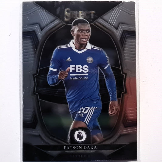 Patson Daka 2022-23 Panini Select Premier Terrace #53 Soccer Leicester City Excellent Sleeved