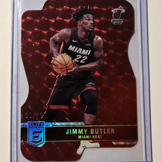 Jimmy Butler 2021-22 Panini Donruss Elite Nummerierte 60/78 gestanzte Einlage Nr. 38 Basketball Miami Heat Excellent/Mint Sleeved