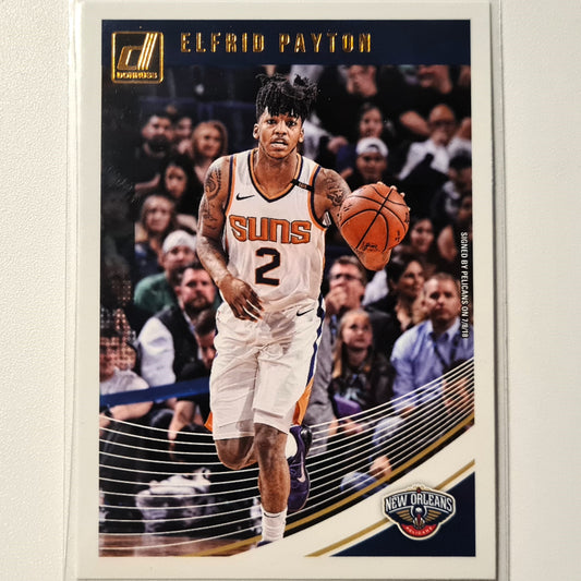 Elfrid Payton 2018-19 Panini Donruss #7 NBA Basketball New Orleans Pelicans Excellent-Mint Sleeved