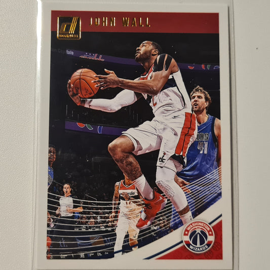 John Wall 2018-19 Panini Donruss #103 NBA Basketball Washington Wizards Excellent-Mint Sleeved