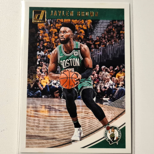Jaylen Brown 2018-19 Panini Donruss #66 NBA Basketball Boston Celtics Excellent-Mint Sleeved