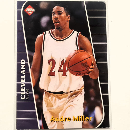 Andre Miller 1999 Edge 99  AM Rookie RC  NBA college Basketball Utah Fair Sleeved