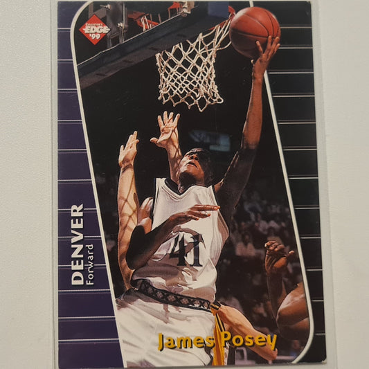 James Posey 1999 Edge 99  JP Rookie RC  NBA college Basketball Xavier Fair Sleeved