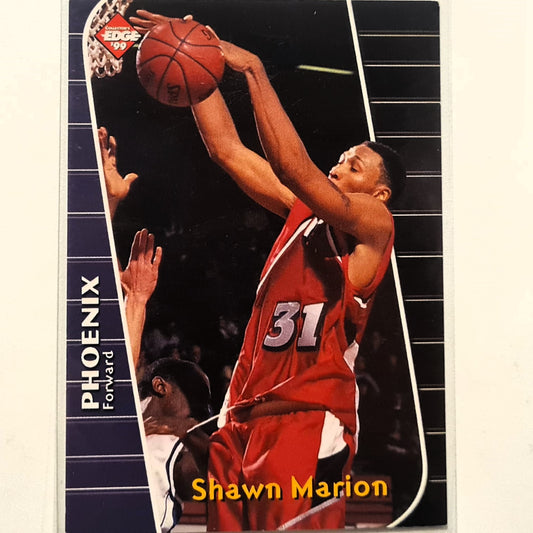 Shawn Marion 1999 Edge 99  SM Rookie RC  NBA college Basketball UNLV Fair Sleeved