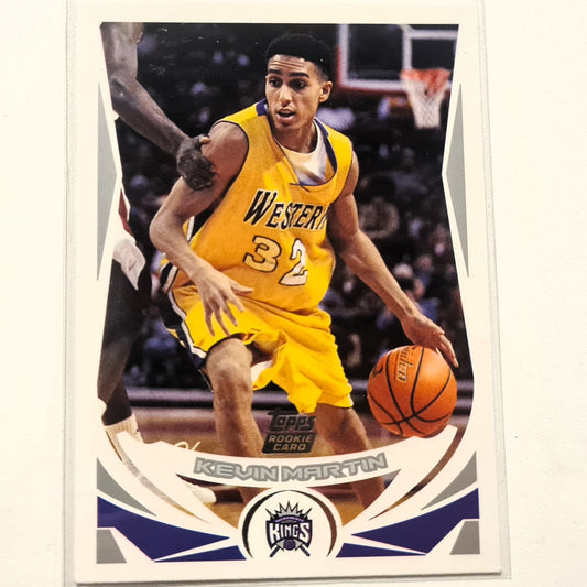 Kevin Martin 2004 Topps Rookie Card #246 NBA Basketball Sacramento Kings Very Good Sleeved