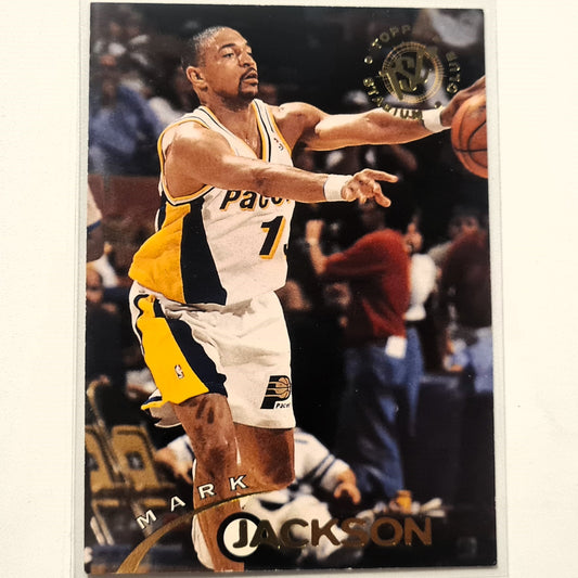 Mark Jackson 1995 Topps Stadium Club #293 NBA Basketball Indiana Pacers Sehr gute Ärmel
