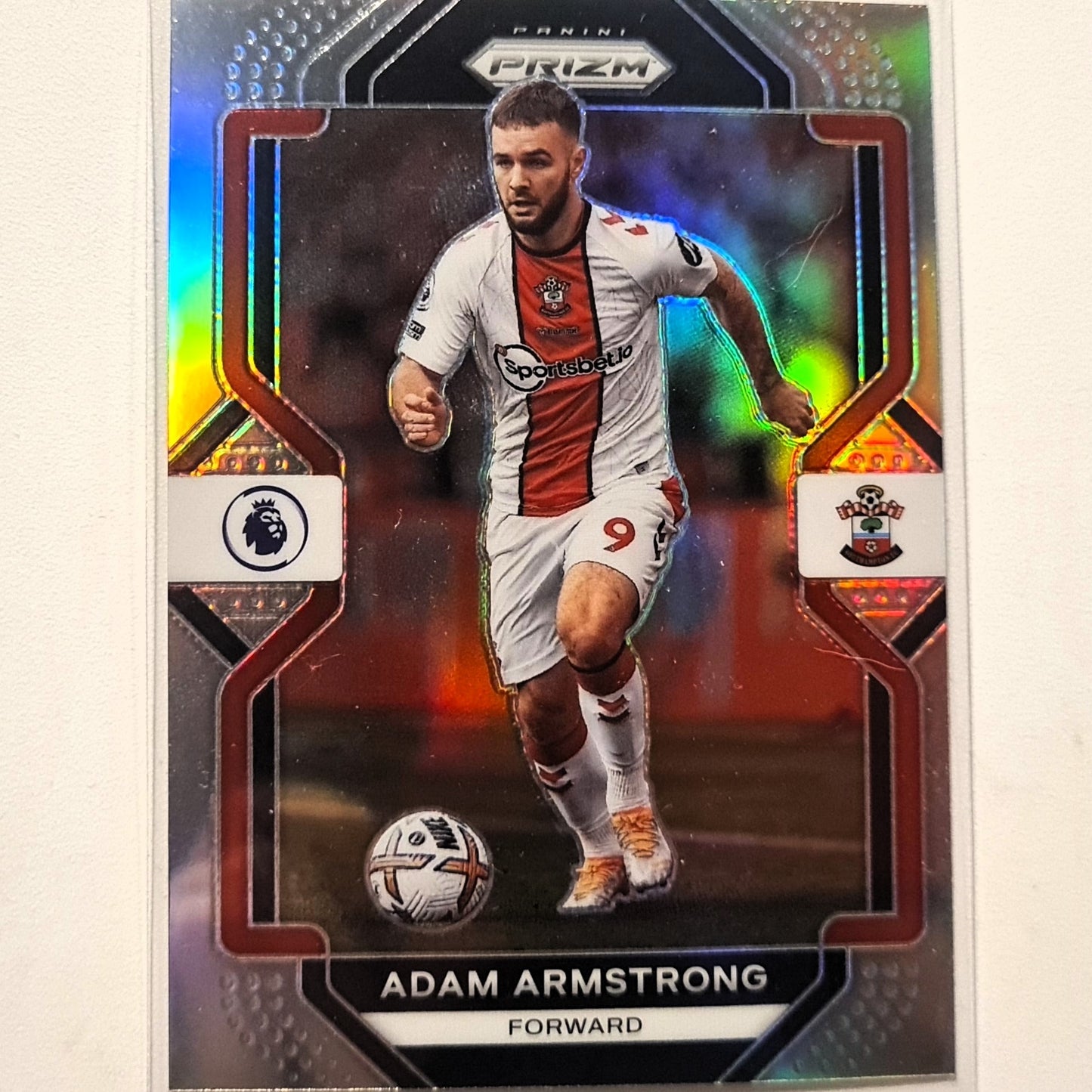 Adam Armstrong 2022-23 Panini Prizm Premier League refractor #206 Soccer Football Southampton Excellent-Mint Sleeved