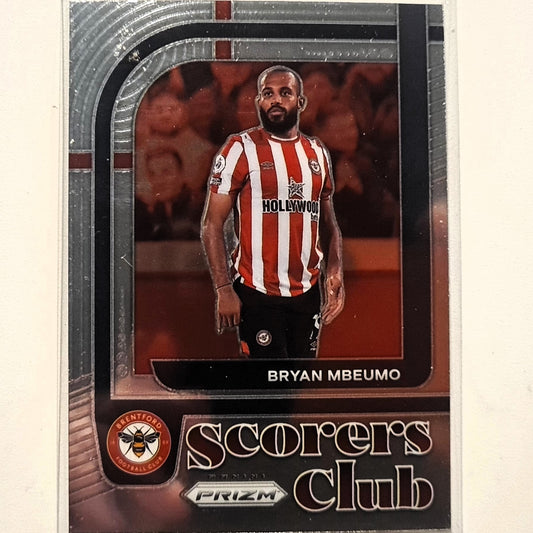 Bryan Mbeumo 2022-23 Panini Prizm Premier League Scorers Club #3 Soccer Football Brentford Excellent-Mint Sleeved