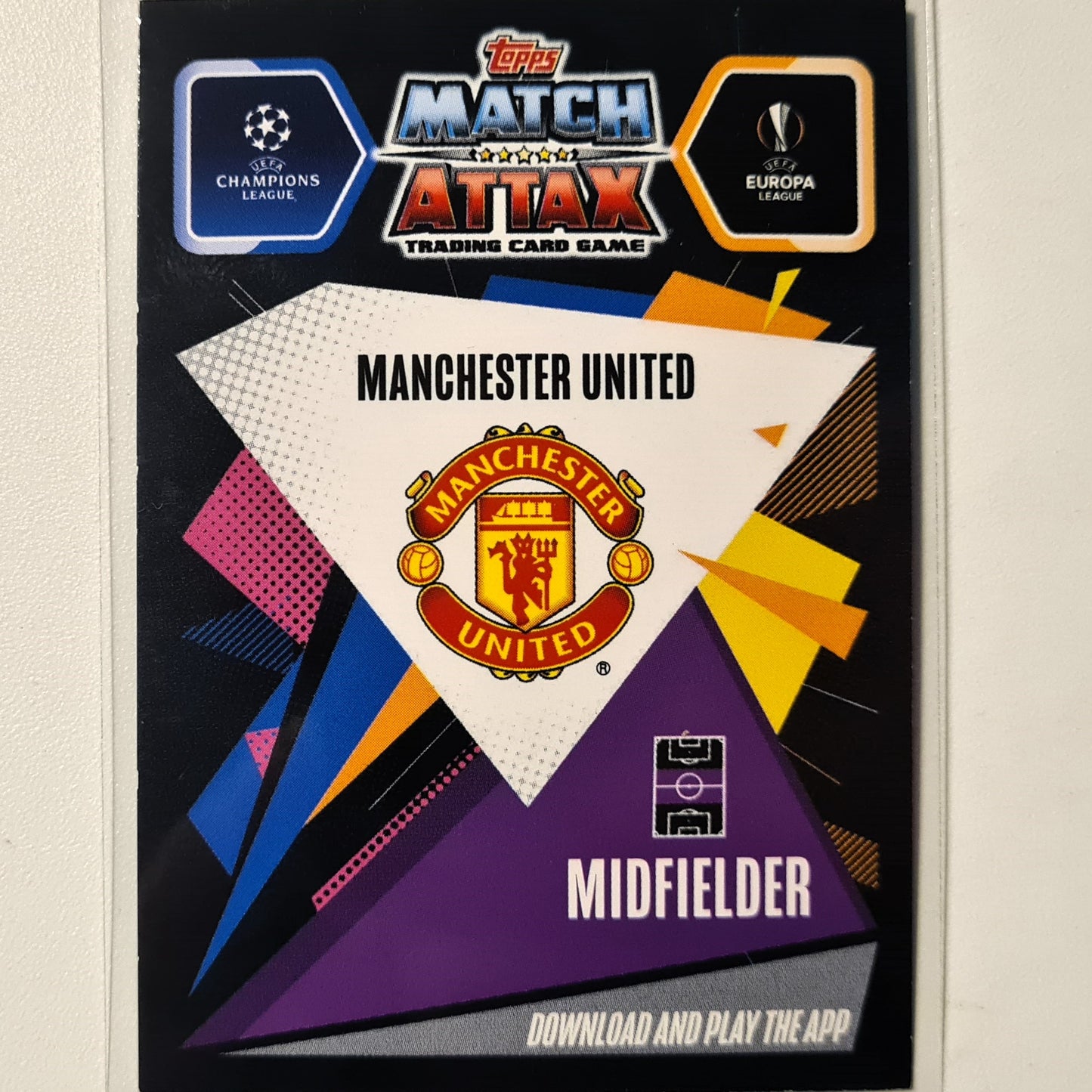 Bruno Fernandes 2020-21 Topps Match Attax Mann des Spiels MM13 Fußball Fußball Manchester United Excellent-Mint Sleeves