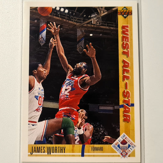 James Worthy 1991 Upper-Deck all-star weekend #49 NBA Basketball LA Lakers Excellent-Mint Sleeved