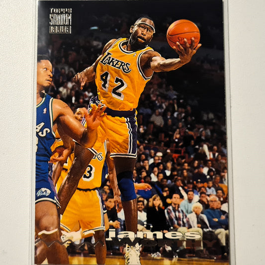 James Worthy 1993 Topps Stadium Club #91 NBA Basketball LA Lakers Excellent Sleeved