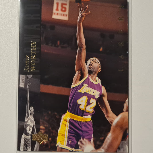 James Worthy 1994 Upper-Deck #42 NBA Basketball LA Lakers Very good Sleeved