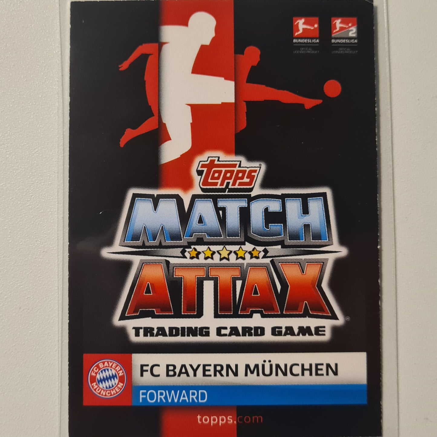 Robert Lewandowski 2019-20 Topps Match Attax #277 Fußball Fußball Bayern München gutärmelig