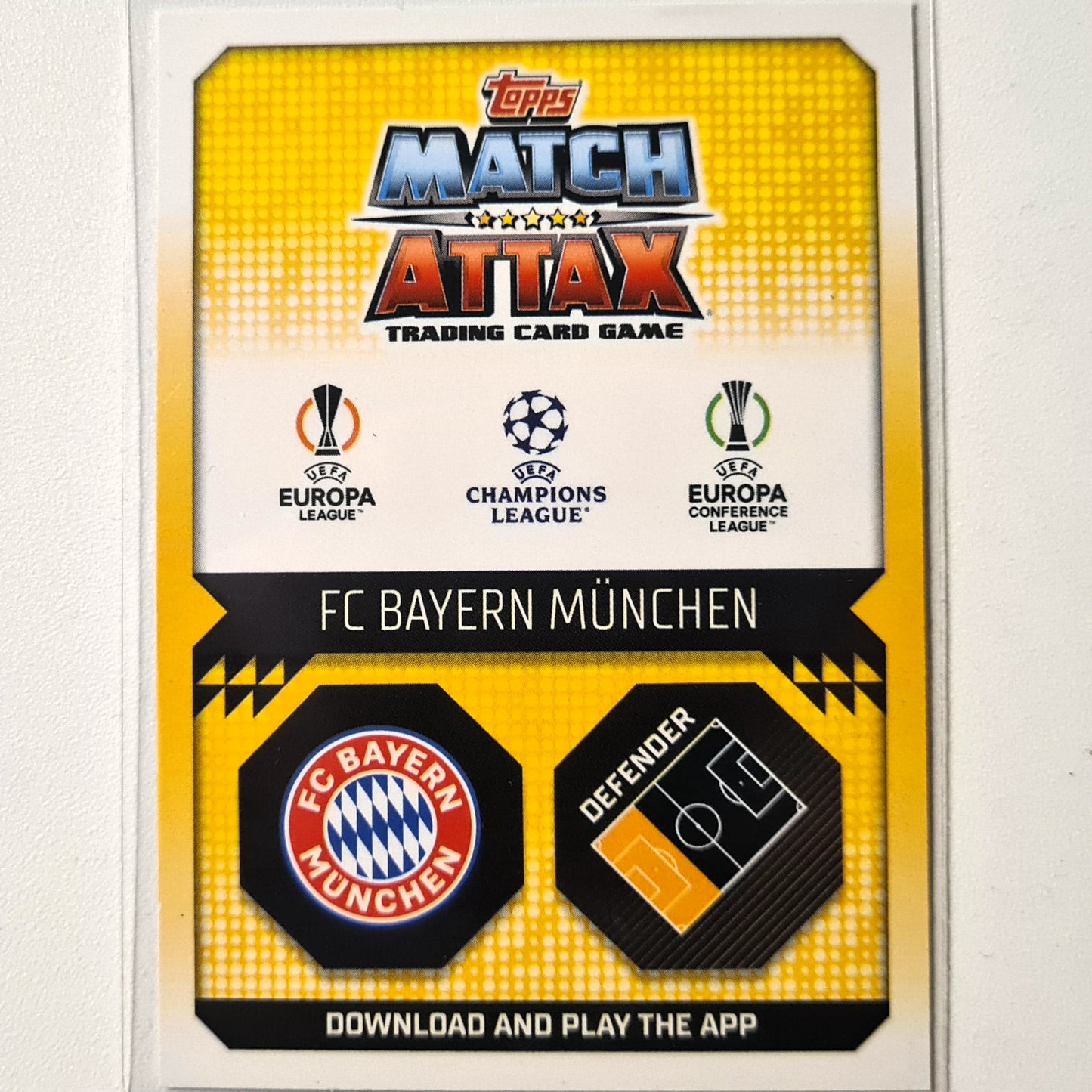 Dayot Upamecano 2022-23 Topps Match Attax Stopper #194 NBA Basketball Bayern München Sehr gut geärmelt