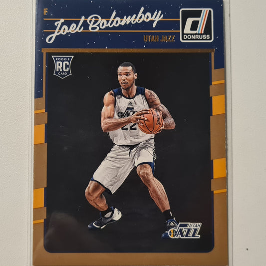 Joel Bolomboy 2016-17 Panini Revolution Rookie RC #191 NBA Basketball Utah Jazz Excellent Sleeved