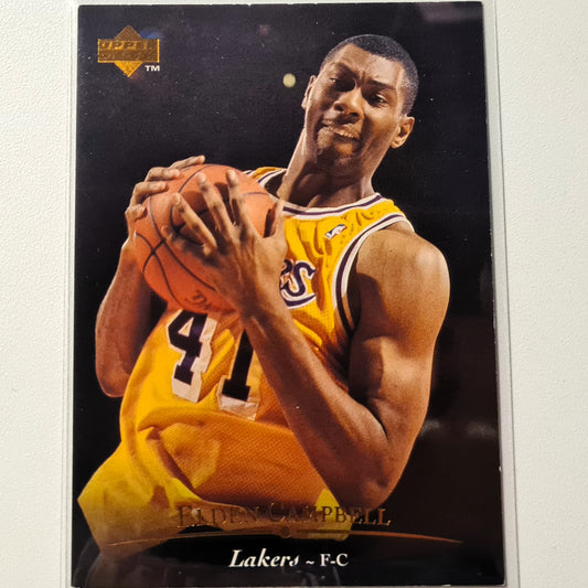 Elden Campbell 1995 Upper-Deck #126 NBA Basketball LA Lakers Sehr gute Ärmel