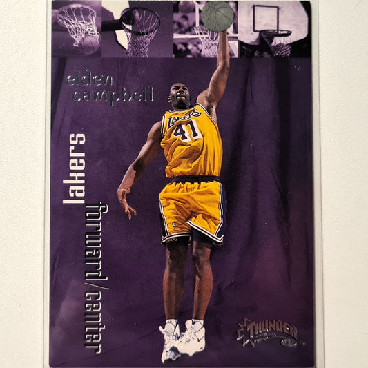 Elden Campbell 1998 Skybox Thunder  #80 NBA Basketball LA Lakers Very good Sleeved