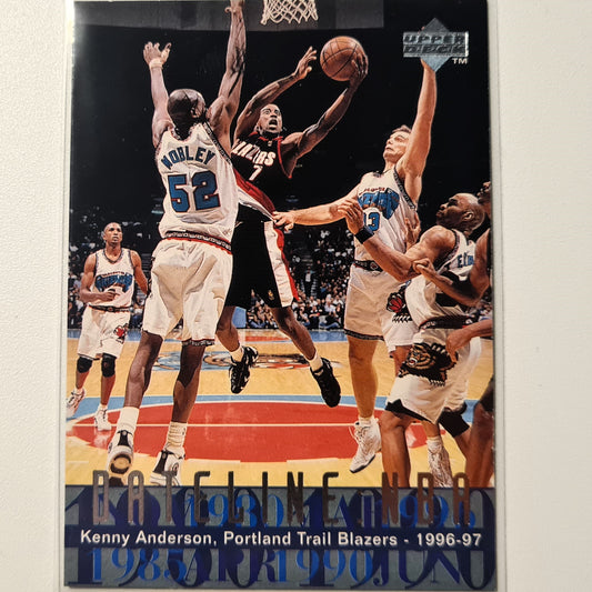 Kenny Anderson 1997 Upper Deck #327 NBA Dateline NBA Basketball Portland Trail Blazers Excellent Sleeved