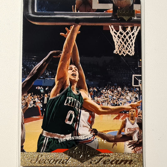 Eric Montross 1995 Upper-Deck all rookie second team #161 NBA Basketball Boston Celtics Very good Sleeved