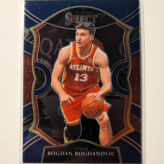 Bogdon Bogdanovic 2020-21 Panini Select concourse #50 NBA Basketball Atlanta Hawks Excellent Sleeved